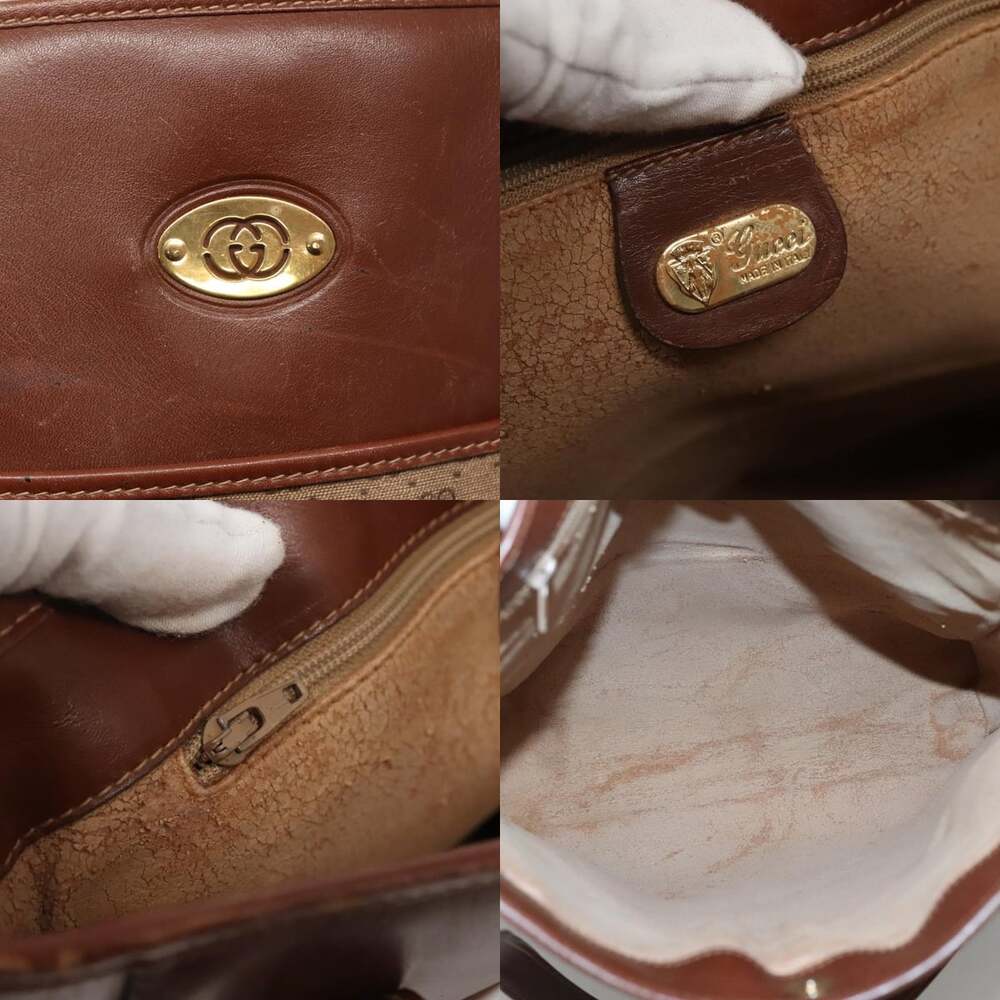 GUCCI Micro GG Supreme Tote Bag Pvc Beige Gold 002 37 002 37 - Picture 11 of 13